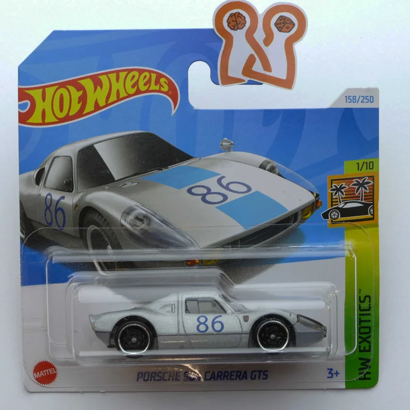 نمای جلوی جعبه ماکت فلزی پورشه Porsche 904 Carrera GTS هات ویلز