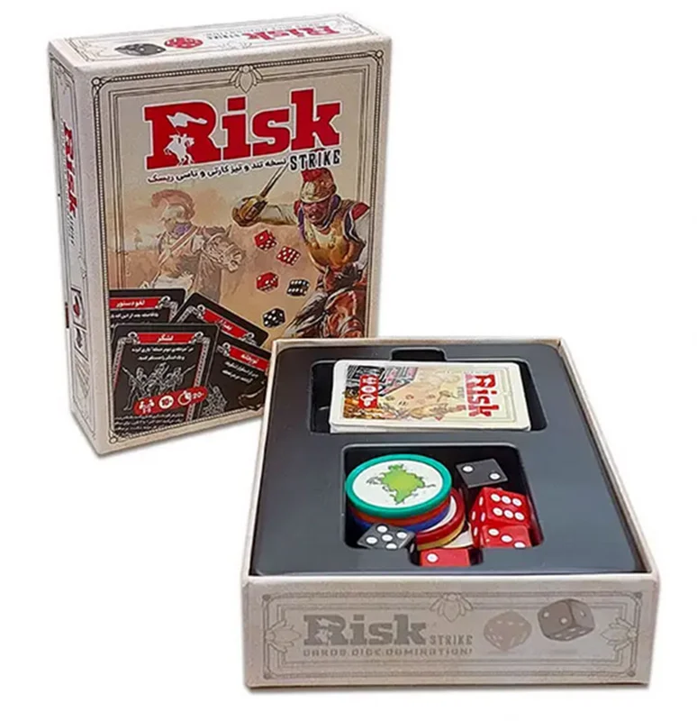 نمایی از  داخل جعبه ریسک کارتی