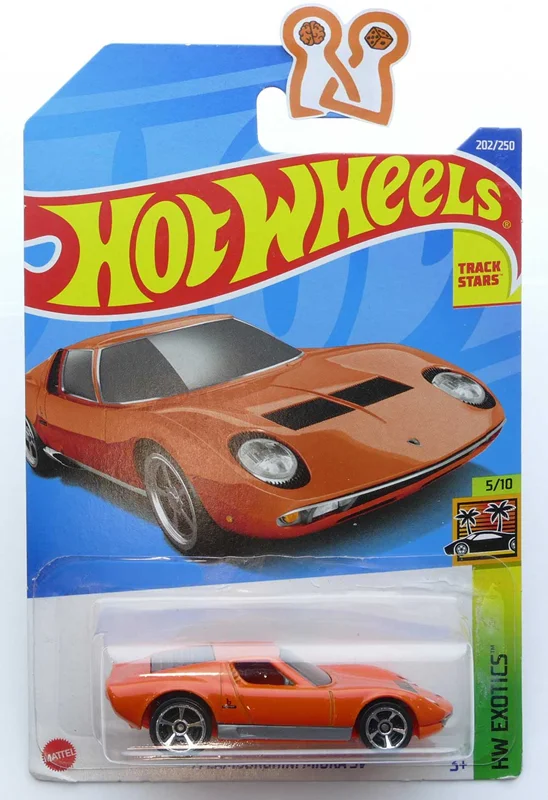 نمای جانبی ماشین فلزی هات ویلز لامبورگینی میورا SV  Hot Wheels