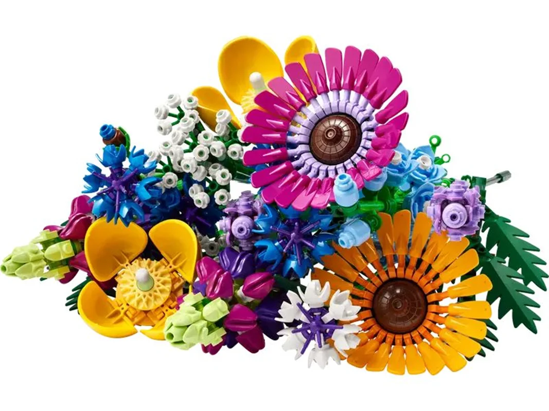لگو Wildflower Bouquet 10313 گلآرایی کامل ساختهشده