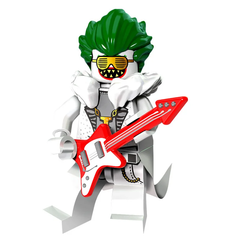 خرید آدمک لگویی فله مینی فیگور لگویی «جوکر دیسکو» Kopf Pogo DC Series Minifigures Disco Joker Pg420
