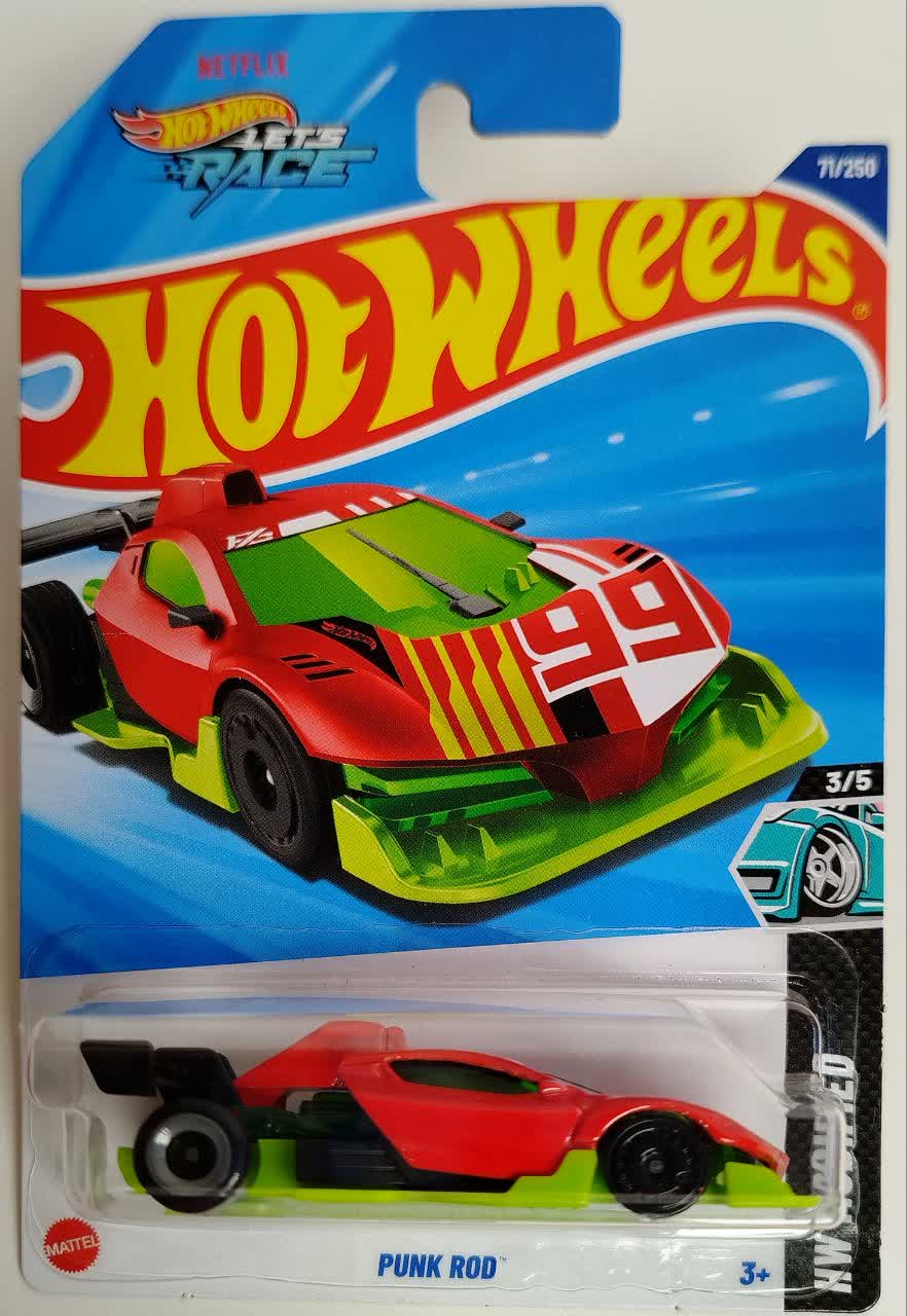 ماشین فلزی هات ویلز پانک راد Punk Rod
