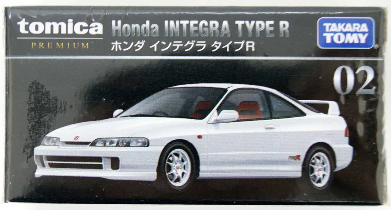 ماکت فلزی ماشین 1/62  Takara Tomy Tomica Premium Honda Integra Type R تومی تومیکا هوندا اینتگرا سفید