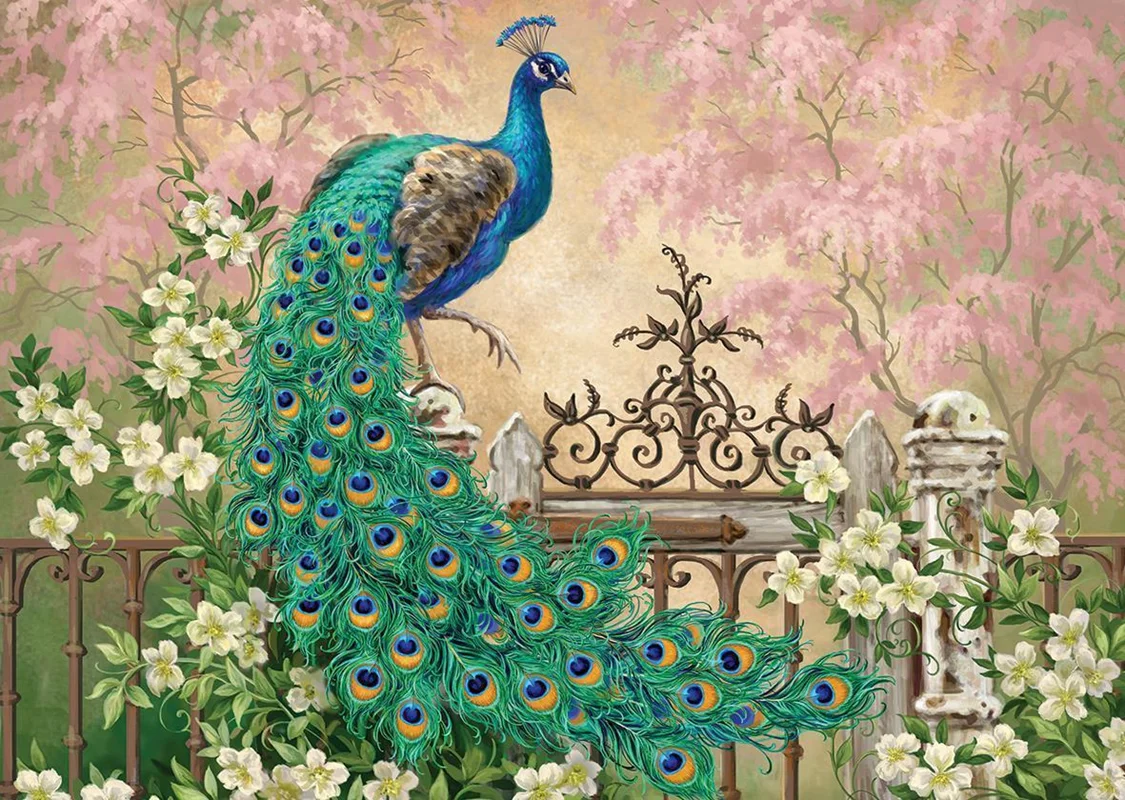 خرید آرت پازل 260 تکه «طاووس»  Heidi Art Puzzle Peacock 260 Pieces 4272