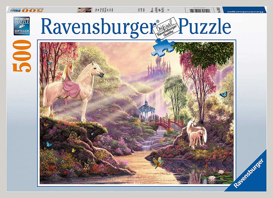 خرید پازل رونزبرگر 500 تکه «رودخانه افسانه سیدیل» Ravensburger Puzzle Fairytale River Sidyll 500 pcs 15035