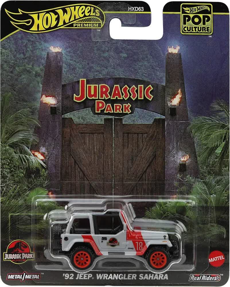 ماشین هات ویلز پریمیوم پاپ کالچر 92 جیپ رانگلر مدل Premium Pop Culture 92 Jeep Wrangler Sahara