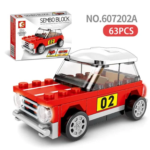 لگو سمبو بلاک «ماشین مسابقه عقب کش» 607202a