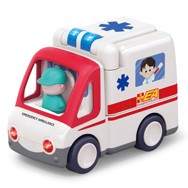 خرید اسباب بازی هولا تویز هولی تویز هالی تویز «ماشین آمبولانس موزیکال» Hola Toys Ambulance Car E9997