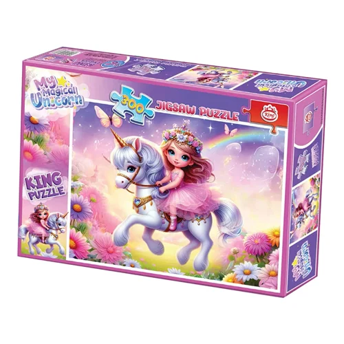 پازل کینگ 300 تکه تک شاخ جادویی من My Magical Unicorn