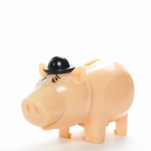 مینی فیگور لگو خوک هام دکتر پورک چاپ Hamm Pig as Evil Dr. Porkchop