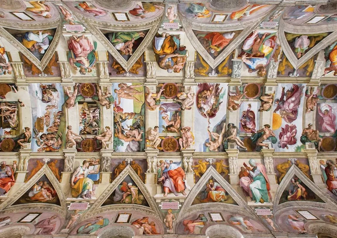 خرید آرت پازل 3000 تکه «کلیسای سیستین»  Heidi Art Puzzle Sistine Chapel  3000 pcs 5525