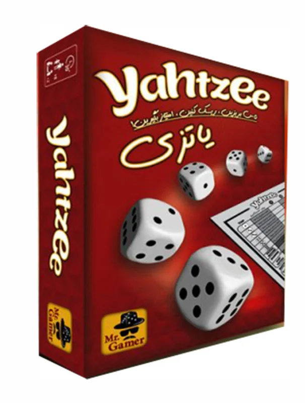 خرید بازی فکری بازی «یاتزی» خرید بازی یاتزی  yahtzee card game