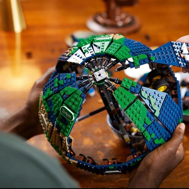 خرید لگو اقیانوس لگو قاره، لگو زمین لگو «کره زمین» Lego Building Blocks Globe 1332