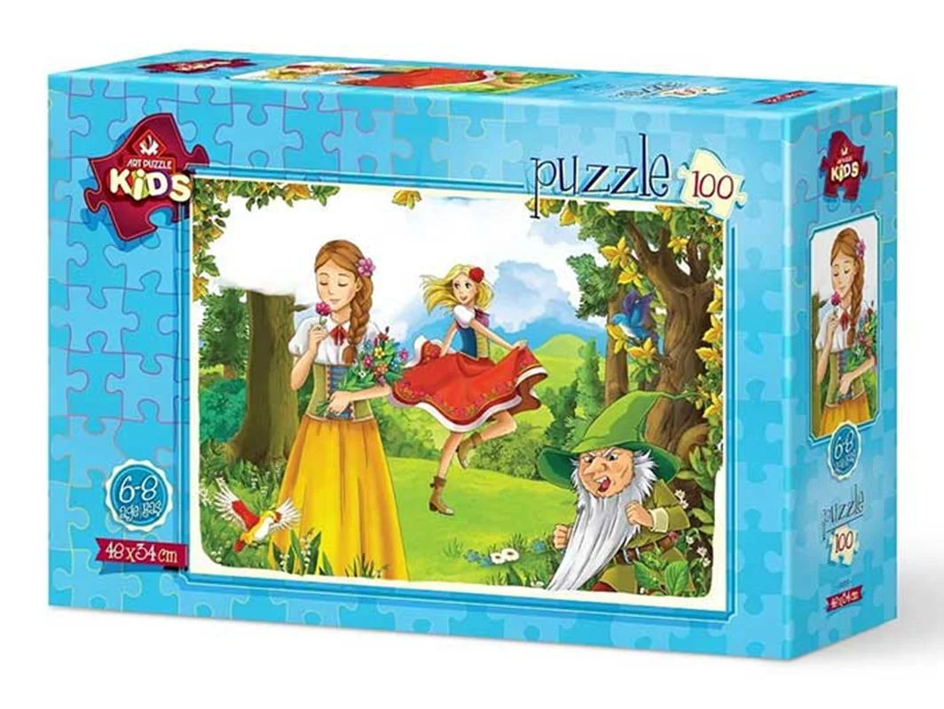 خرید آرت پازل 100 تکه کودکان «رز افسانه ای»  Heidi Art Puzzle Kids Fairytale Rose 100 Pieces 5619