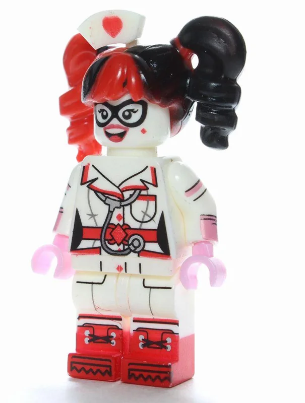 خرید آدمک لگویی مینی فیگور لگویی «هارلی کویین پرستار» Pogo DC Superhero Series Minifigure Nurse Harley Quinn PG-125