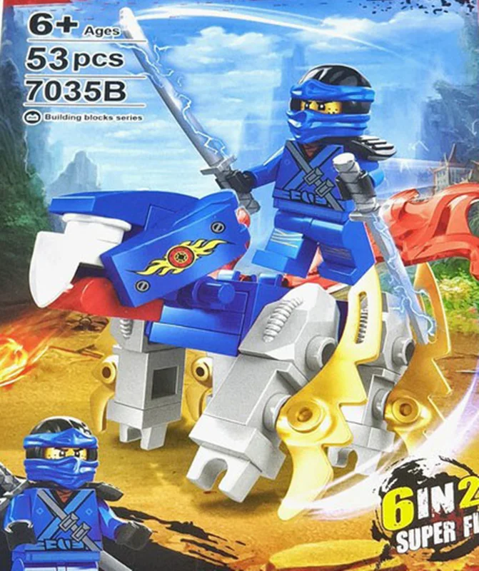 خرید آدمک لگویی فله مینی فیگور لگویی «نینجاگو» Heima Minifigures Lego NinjaGo Storm 7035b