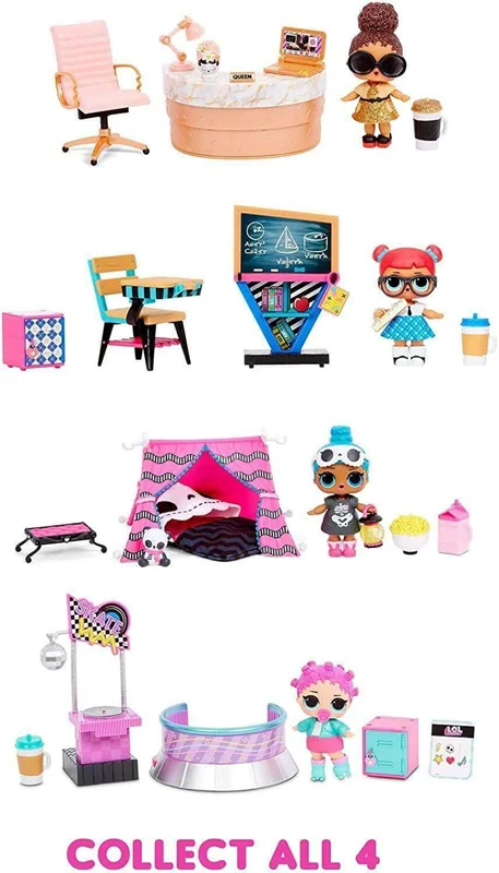 خرید اسباب بازی «عروسک LOL سوپرایزی سری مبلمان» عروسک شانسی Mga LOL Surprise Furniture Meubles Series 3 Dolls