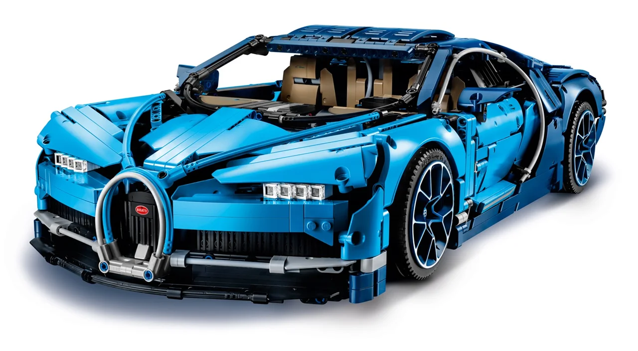 خرید لگو تکنیک «لگو بوگاتی شیرون» لگو  Technique Lego Building Blocks Bugatti Chiron Sports Car 95968