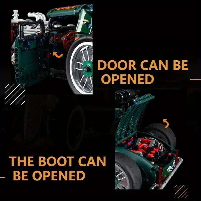 ۲. نمای بغل ماشین مدل ۱۰۵۰۹ با درهای باز