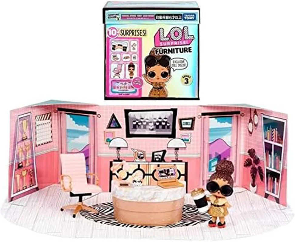 خرید اسباب بازی «عروسک LOL سوپرایزی سری مبلمان» عروسک شانسی Mga LOL Surprise Furniture Meubles Series 3 Dolls