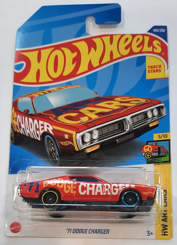 خرید ماشین فلزی هات ویلز ماشین «71 دوج چارجر» ماشین فلزی Hot Wheels 71 Dodge Charger HW Art Cars 5/10 109/250