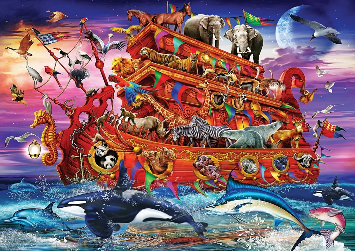 خرید آرت پازل 260 تکه «کشتی نوح»  Heidi Art Puzzle Noah's Ark 260 Pieces 5024