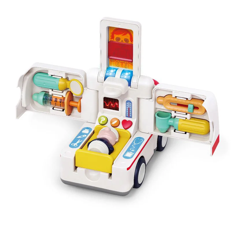 خرید اسباب بازی هولا تویز هولی تویز هالی تویز «ماشین آمبولانس موزیکال» Hola Toys Ambulance Car E9997